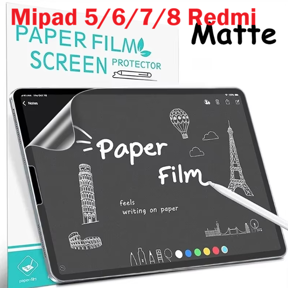 Tấm bảo vệ màn Paperlike cho Xiaomi Pad 7/7 Pro, Mi Pad 6/6 Pro, Mipad 5 5pro , Pad 8 8 pro Redmi Pa