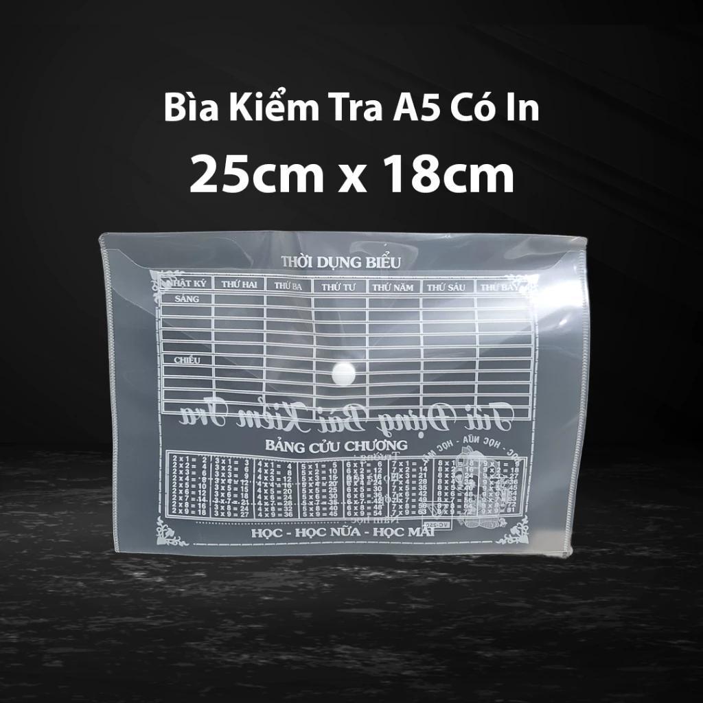 Xấp 12 Cái Bìa Nút Nhựa A4/F4/A5 My Clear Bag, Bìa Sơ Mi PP Dày Trong Suốt Bảo Vệ Tài Liệu[MinhHien.