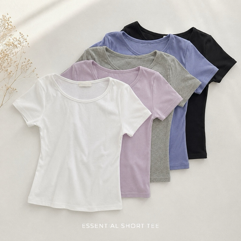 Essential Short Tee | abela.studio