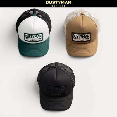 Mũ/Nón Lưỡi Trai Trucker Genuine Dustyman, Lưới Thoáng Khí, Logo Thêu Cao Cấp C112