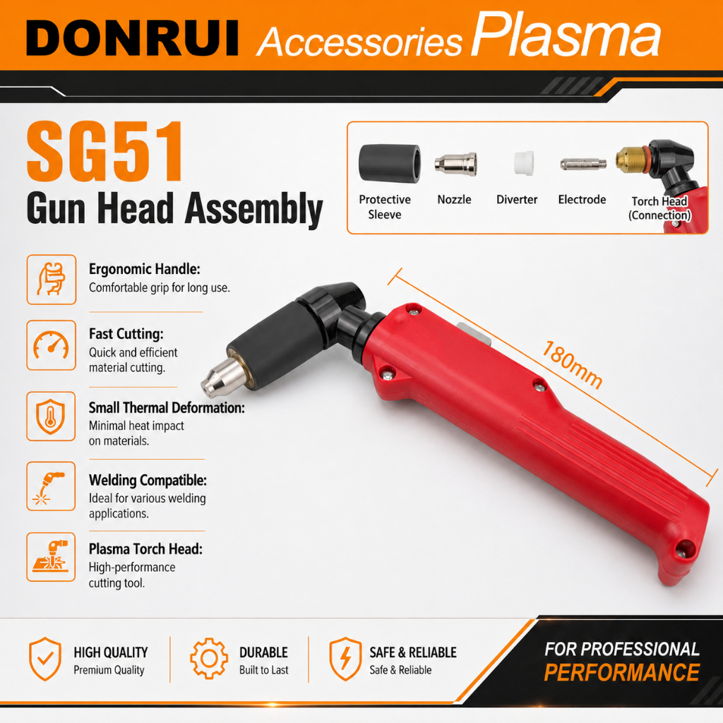 Tay cắt plasma SG51 CUT-40 CUT-50A LGK-50 LGK-60 40A 50A 60A mỏ máy cắt plasma 60A-70A