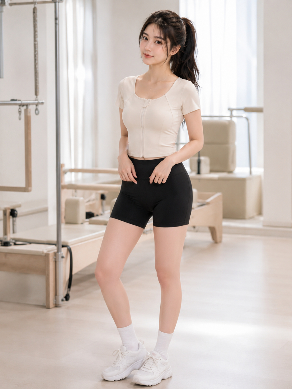 S11-61N — Bộ đồ tập nữ croptop & quần short legging 7