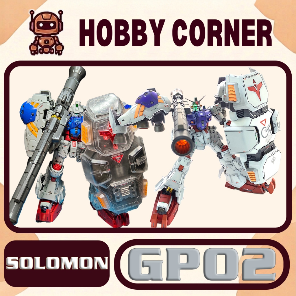 Kit 1/100 Solomon GP02 Physalis + MLRS Pack (tặng decal nước , LED)