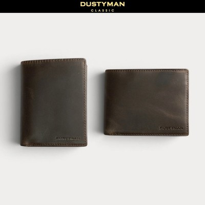 Ví Da Bò Nam Saddle Dustyman Thiết Kế Nam Tính, Cổ Điển, Lịch Lãm, Nhiều Ngăn Tiện Dụng V165