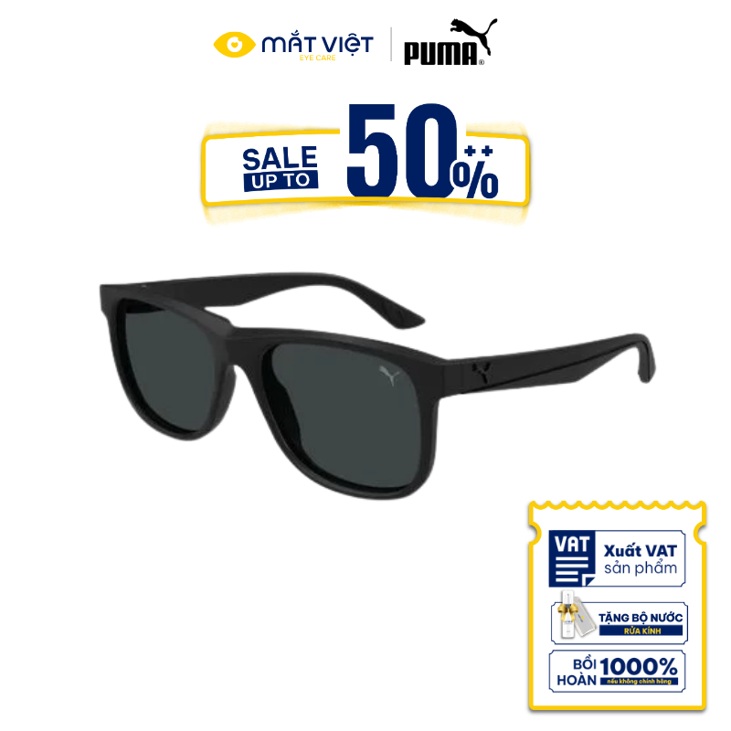 Kính Mát Nam PUMA PU0442S Chính Hãng Chống UV, Kính Mát Chữ Nhật, Kính Mát Thời Trang, Mắt Kính Chín