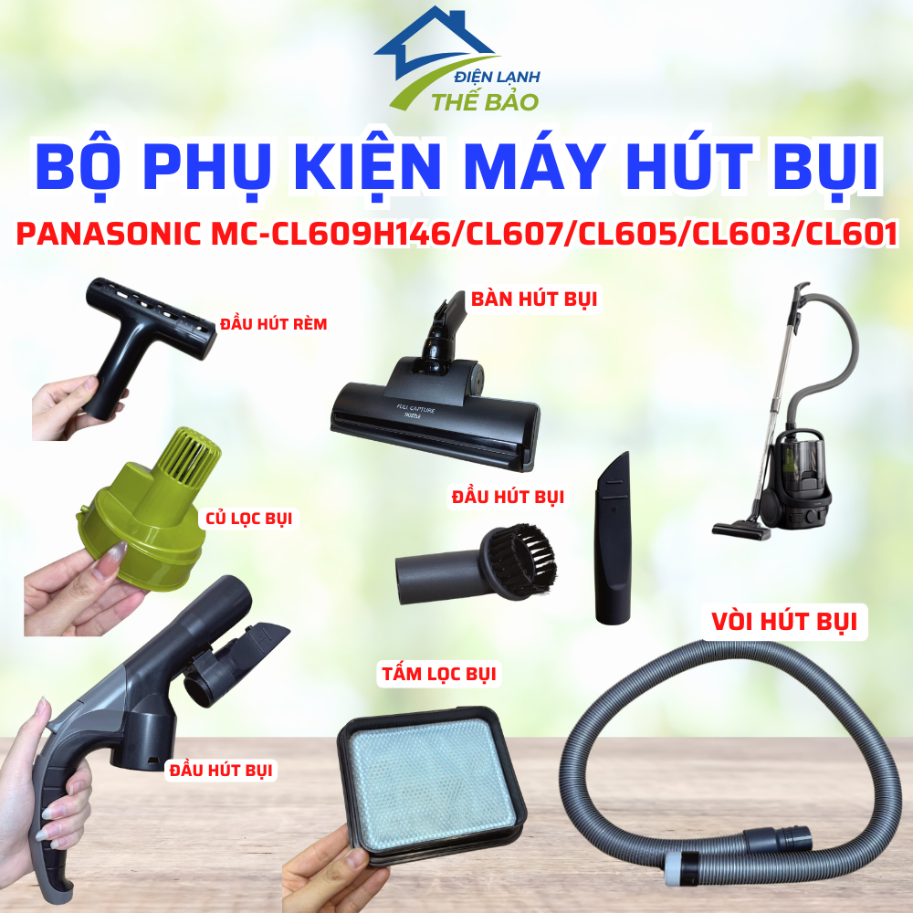 [Đa Dạng Model] Linh Kiện Thay Thế Tương Thích Máy Hút Bụi PANASONIC MC-CL609H146, MC-CL607, MC-CL60