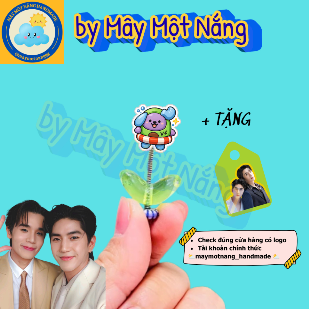 [Tặng ảnh JimmySea] Lò xo gắn xe linh vật Avocean dễ thương | Trang trí xe