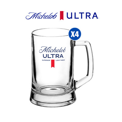 [QUÀ TẶNG KHÔNG BÁN] Combo 4 Ly Thủy Tinh Michelob Ultra 350ml
