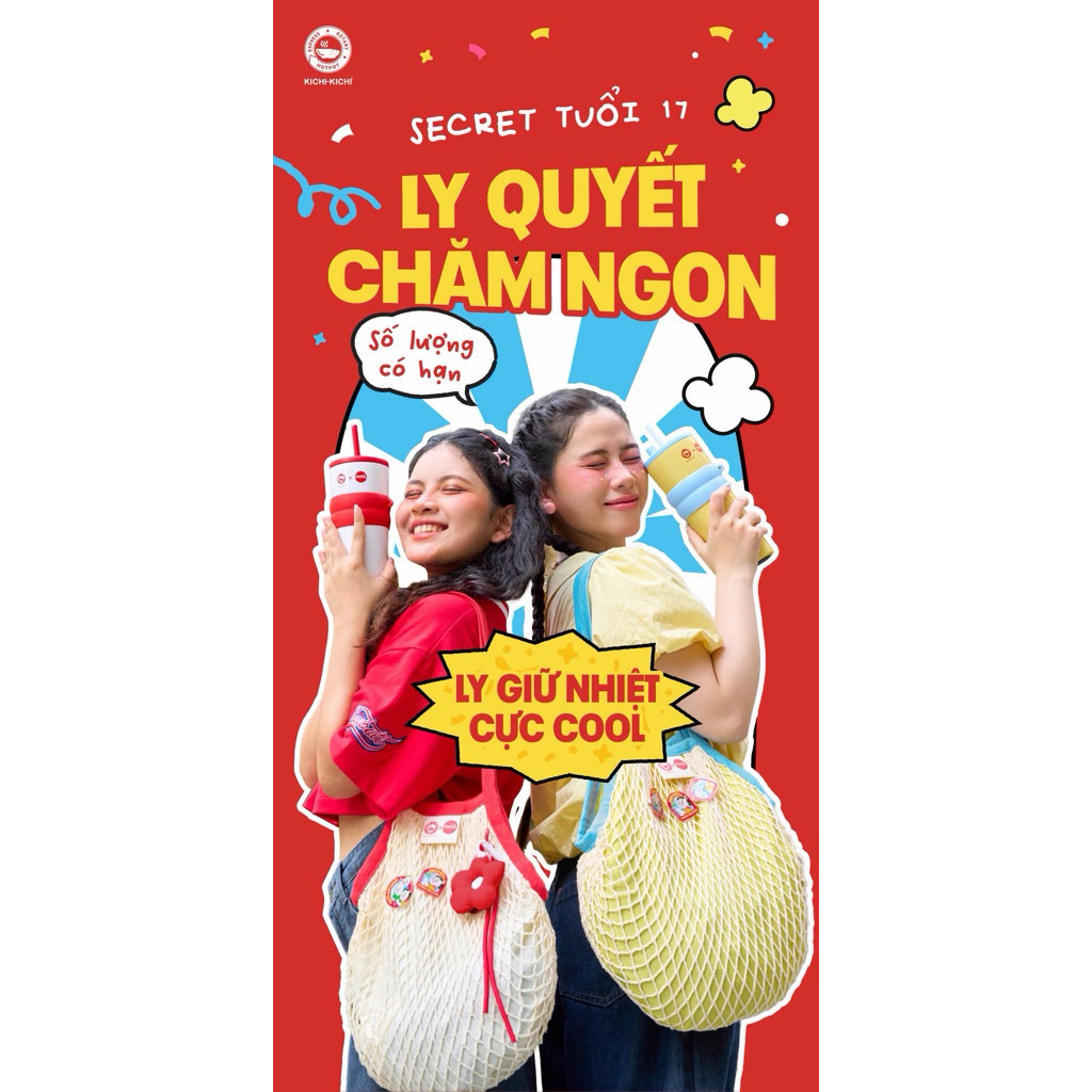 Ly giữ nhiệt Kichi Kichi