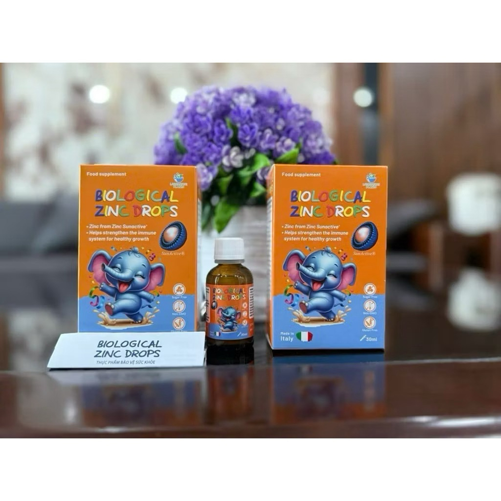 TPBS Kẽm Biological Zinc Drops chai 30ml nhập khẩu Italy