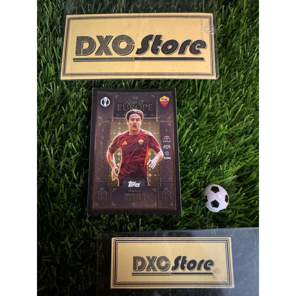 [ CHÍNH HÃNG ] - KING OF EUROPE - TOPPS MATCH ATTAX 2026 - PAULO DYBALA (AS ROMA)