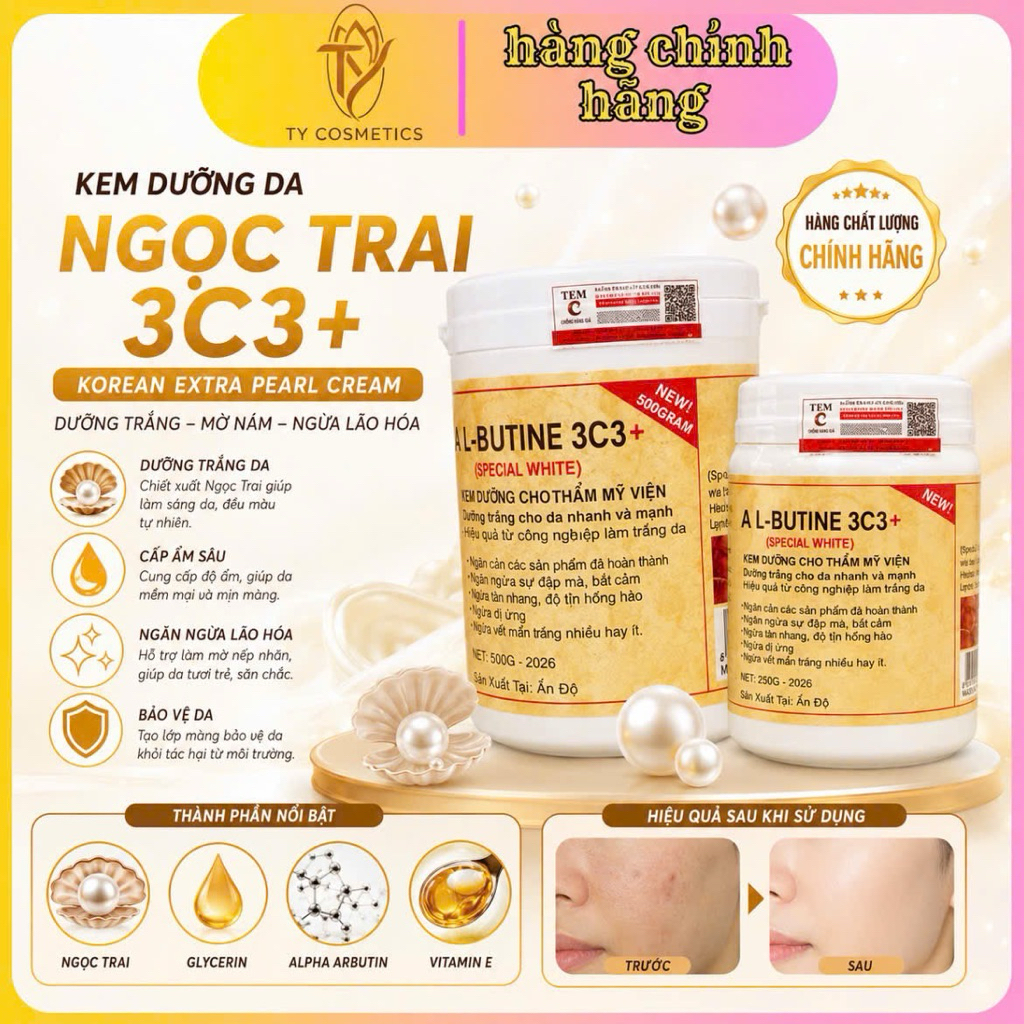 Kem Kích Trắng Abutine 3C3 Thái Lan V250 Chính Hãng