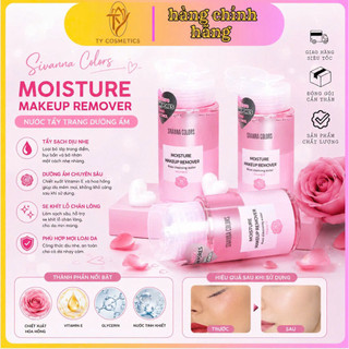 Nước Tẩy trang Sivanna hồng nắp nhấn tiện dụng Thái Lan 180ml
