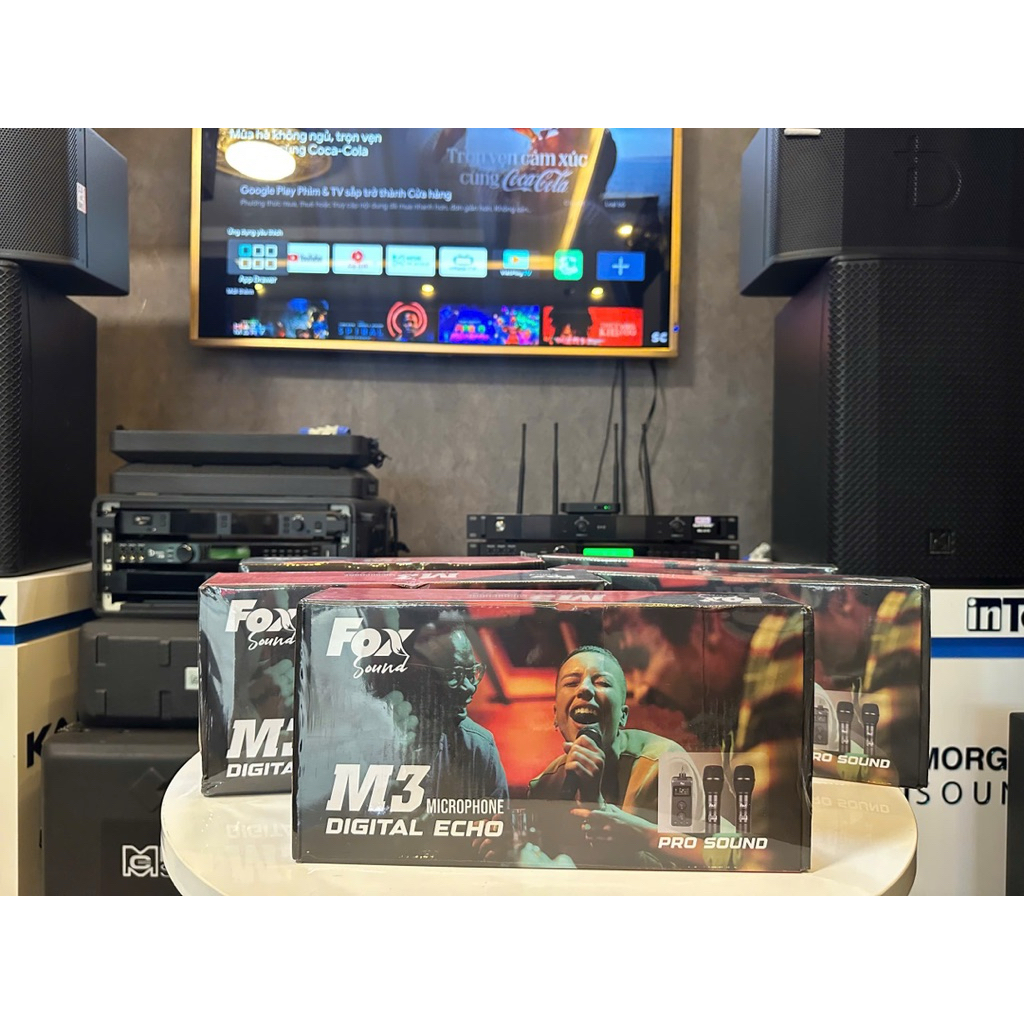 Micro karaoke đa năng tích hợp bluetooth FOX M3 phù hợp cho dòng loa nghe nhạc