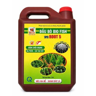 Phân bón Super ROOT 5 Đầu Bò[can 5 lít](rễ phát - lá xanh)