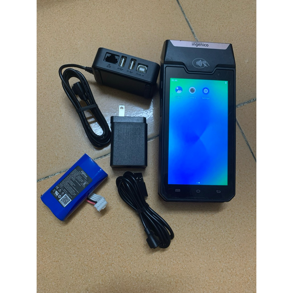 lính kiện ,phụ kiện ,pin,sạc,Adpater ,dây USB TYPE C ,Magic Box máy pos Ingenico AXIUM DX4000