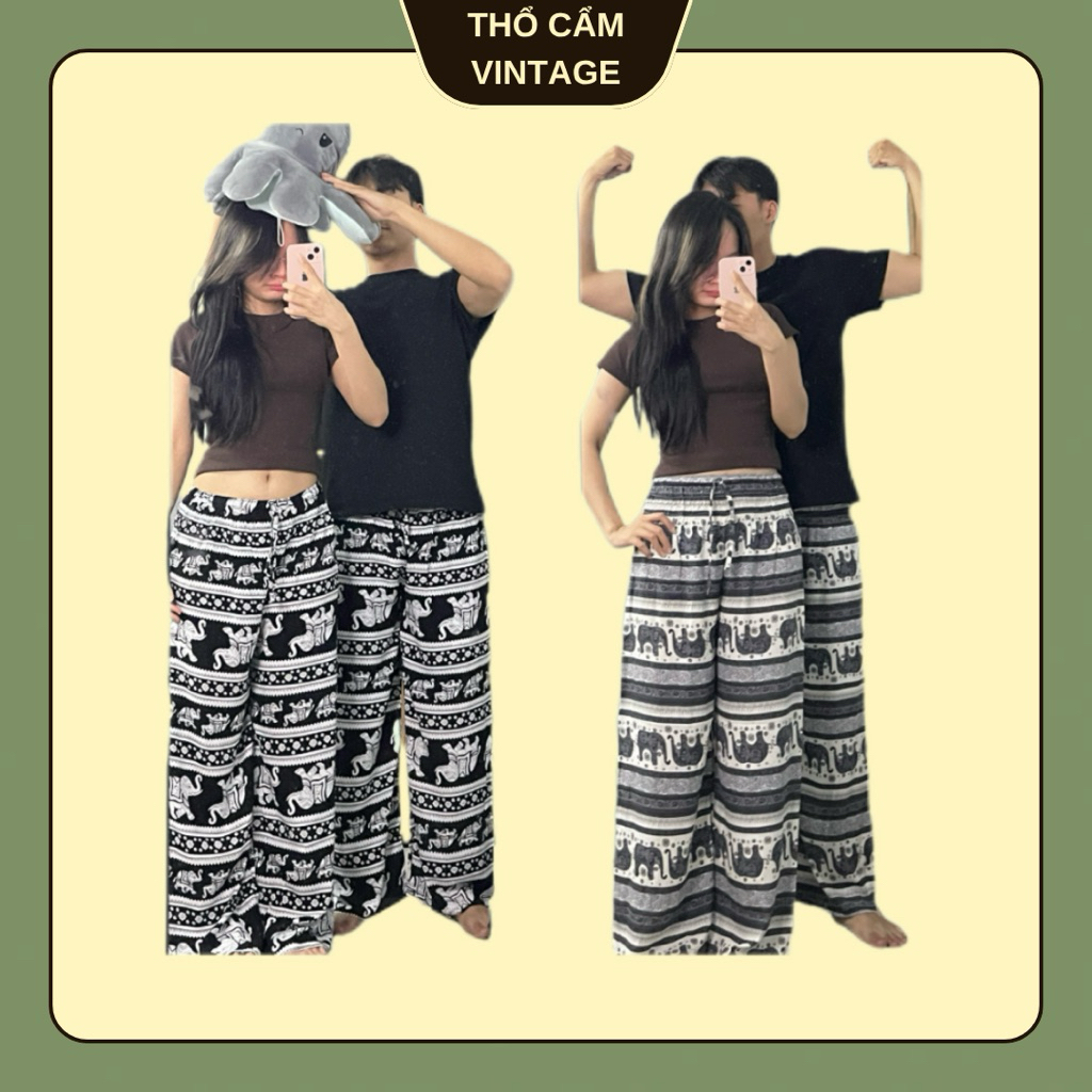 (CHIỀU DÀI 105CM) QUẦN LANH THỔ CẨM - NHIỀU MÀU