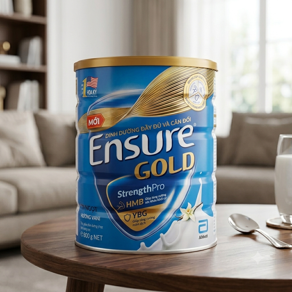 ENSURE GOLD ít ngọt (800g)