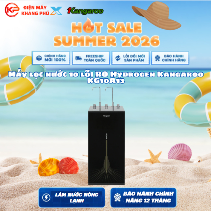 Máy lọc nước 10 lõi RO Hydrogen Kangaroo KG10A13
