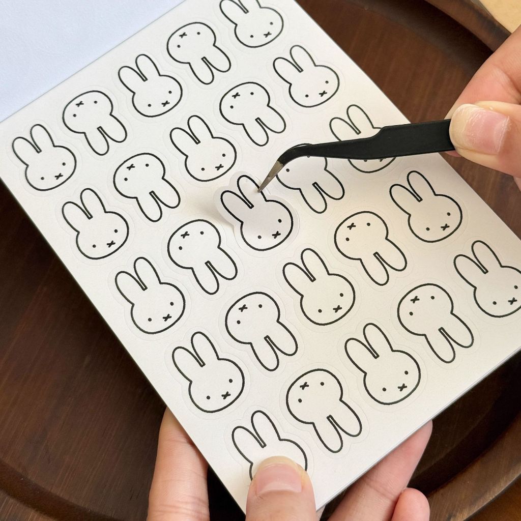 Sách Sticker Miffy Dễ Thương DIY Trang Trí Sổ Tay Bullet Journal Scrapbook