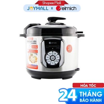 Nồi Áp Suất 5 Lít, Elmich PCE-1802, Hàng Chính Hãng, 900W, Đa Năng, Nồi Chống Dính - JoyMall