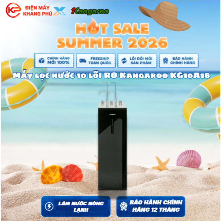 Máy lọc nước 10 lõi RO Kangaroo KG10A18