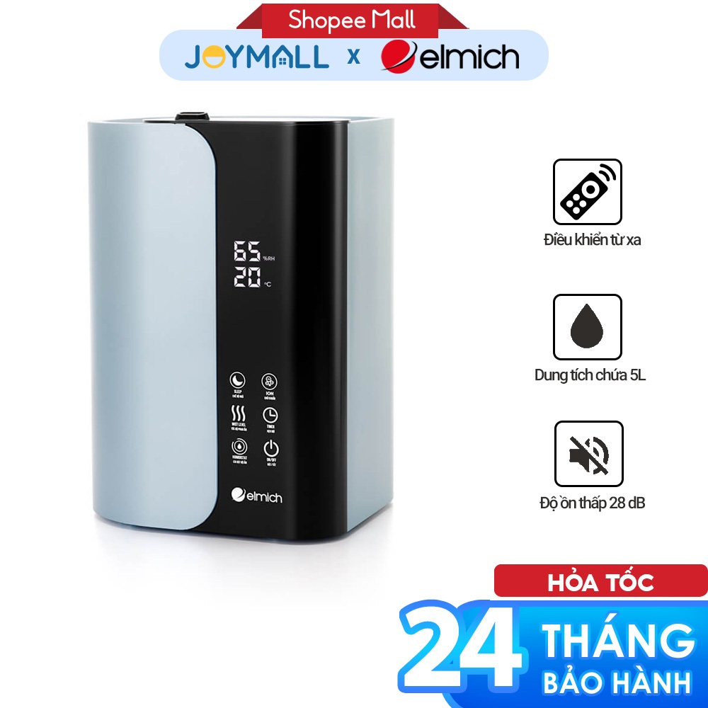 Máy Tạo Ẩm Thông Minh Elmich HE-8583, Hàng Chính Hãng, Tạo Không Khí Dễ Chịu, Cấp Ẩm 4 Mùa - JoyMall