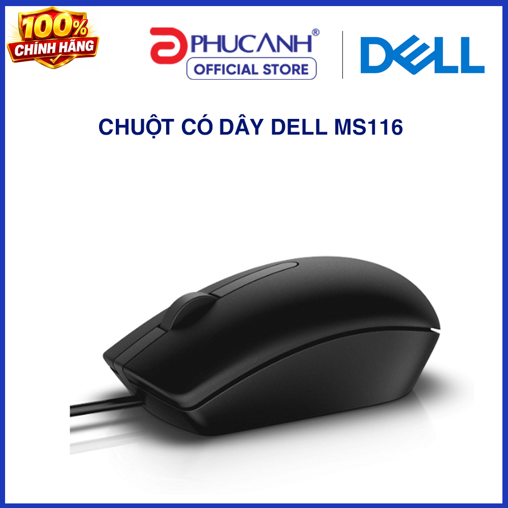 Chuột Dell quang MS116 USB