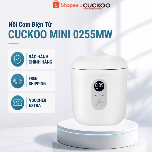 Nồi cơm điện Cuckoo mini CR-0255MW - Dung tích 0,36L