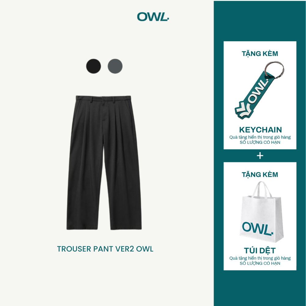 Quần tây Owlbrand Pleated