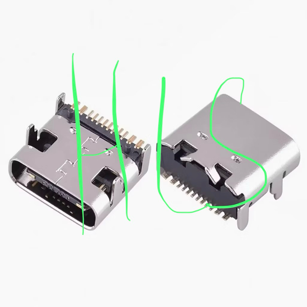 30 cái Chân sạc Type C 12/16 chân đa năng dùng cho máy Viettel, mastel, sạc dự phòng