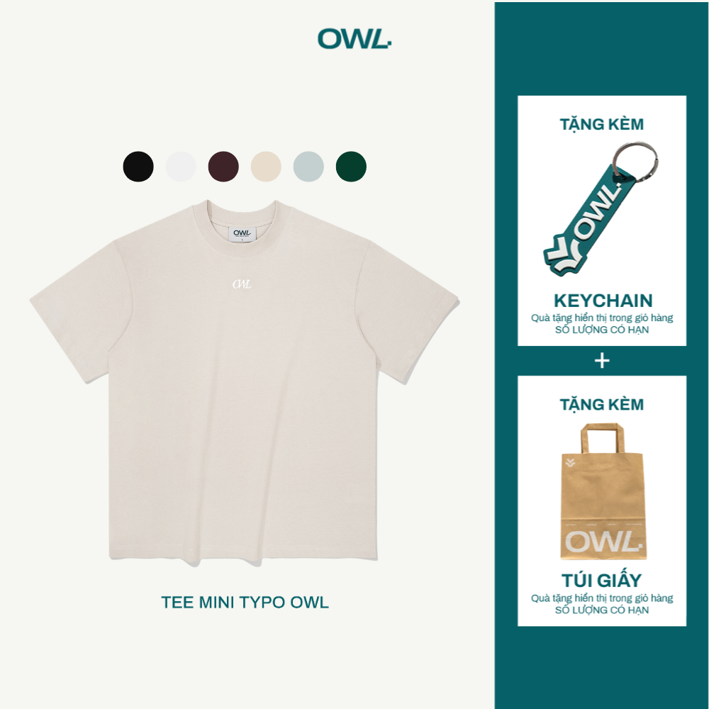 Áo thun Owlbrand Minitypo
