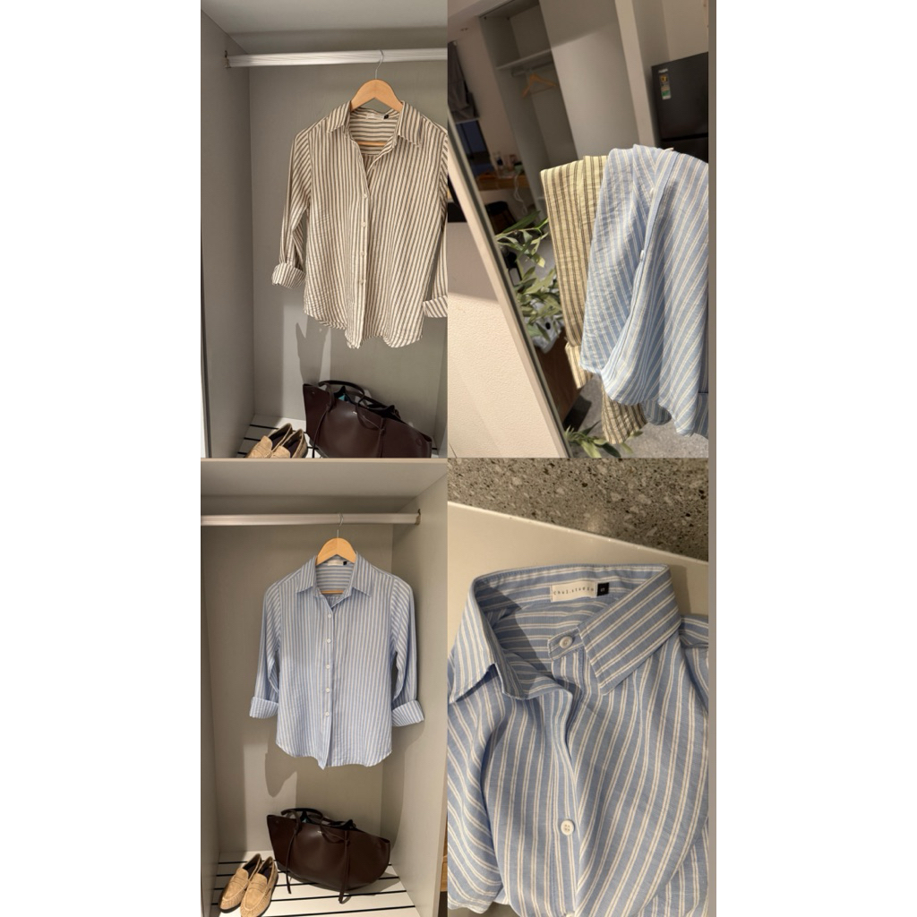 Áo sơ mi LINEN form vừa JIJI