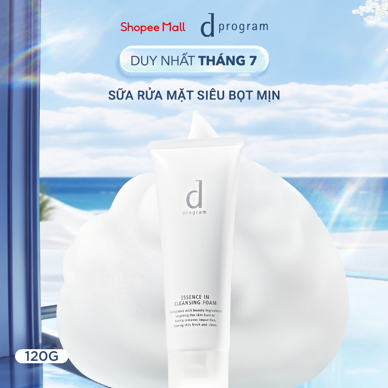 Sữa rửa mặt siêu bọt d Program Cleansing Foam 120g