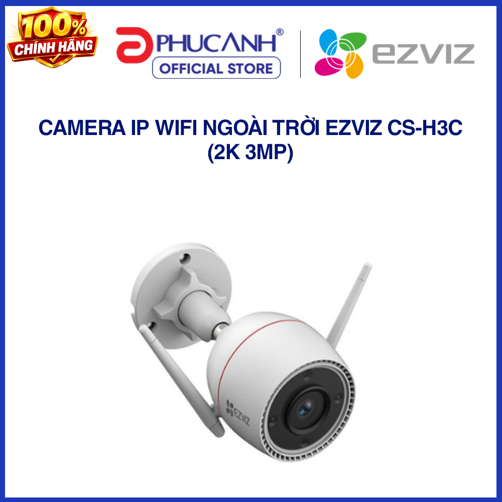 Camera ip wifi ngoài trời EZVIZ CS-H3C (2K 3MP/4MP)