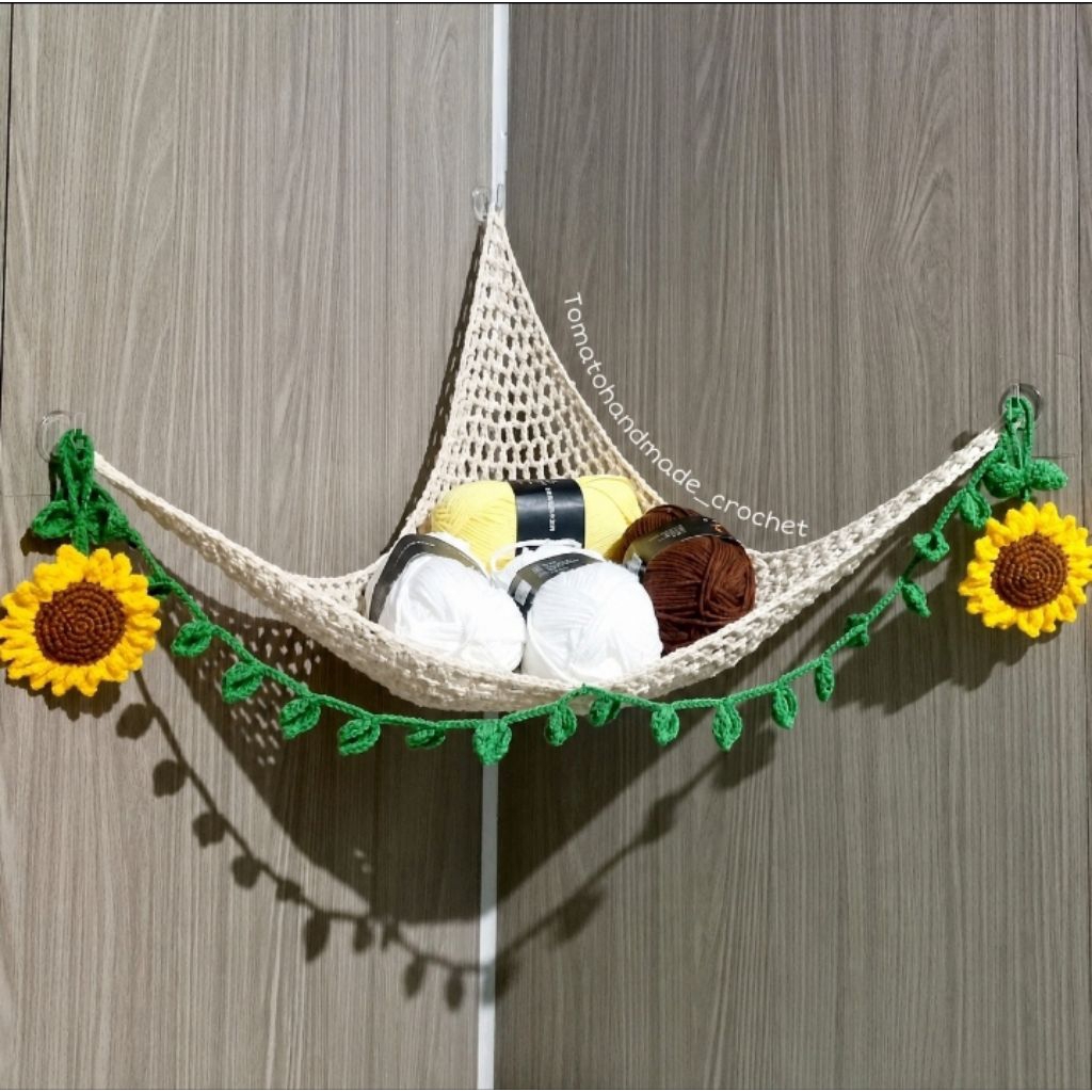 Kệ Lưới Treo Góc Phòng Handmade Hình Tam Giác | Kệ Treo Gấu Bông, Decor Phòng Ngủ
