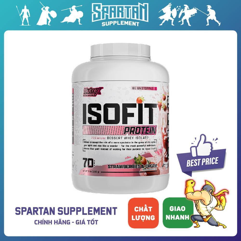 Nutrex IsoFit Whey Protein Isolate | Thực Phẩm Bổ Sung Protein Nhập Khẩu