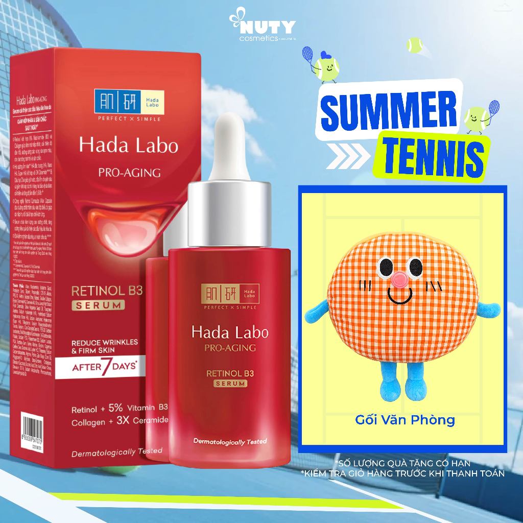 Serum Hada Labo Retinol B3 Ngừa Lão Hóa Pro-Aging Retinol B3 Serum (30ml)