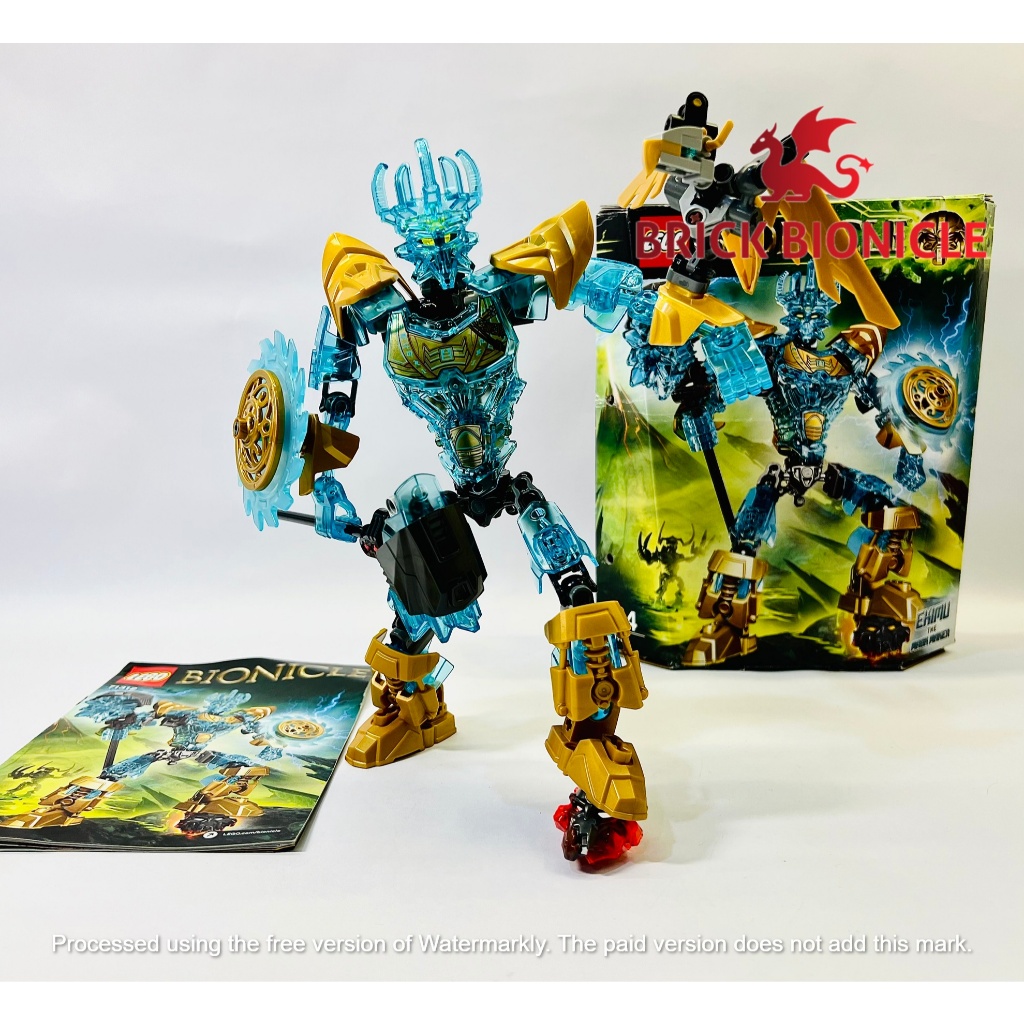 BIONICLE AUTH - ĐỒ CHƠI LẮP GHÉP BIONICLE GEN 2 - 71312 Ekimu the Mask Maker with box