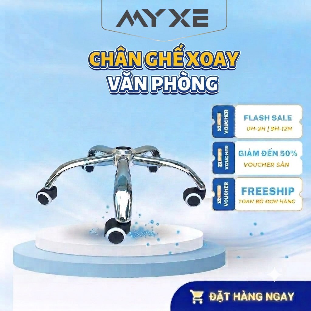 Sỉ Chân Ghế Xoay , Bánh Xe Ghế Xoay Văn Phòng 💎FREESHIP💎 Chân Ghế Xoay Văn Phòng