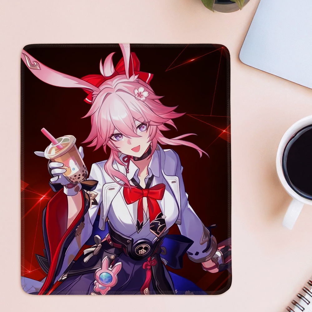 Lót Chuột Honkai Star Rail HSR Sparxie Dahlia Phainon Evernight Evanescia Nihilux 20x24cm Có Viền