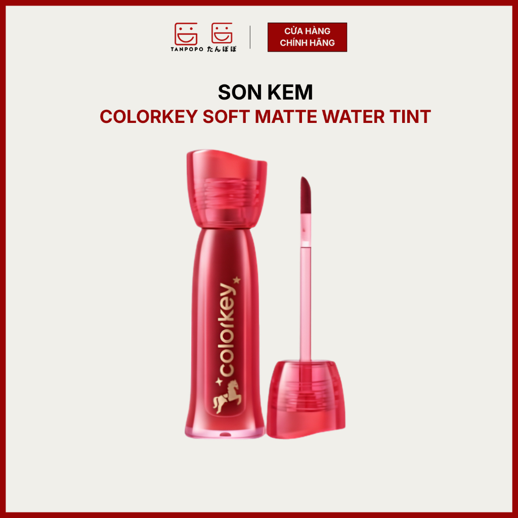 Son Kem Lì Colorkey Soft Matte Water Tint 2.5g (Bản Giới Hạn Tết Bính Ngọ) - P307