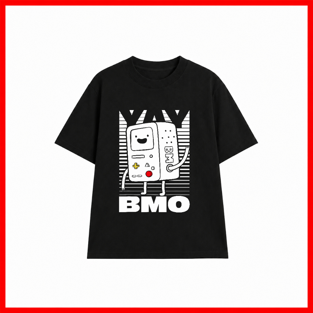 Áo Thun BMO - Adventure Time character, Unisex Form Rộng Cotton Mềm