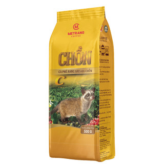 Cà Phê Chồn Rang Xay Mê Trang 500G - Cao Cấp, Hương Khói Gỗ Độc Đáo, Đậm Đà Thơm Ngon