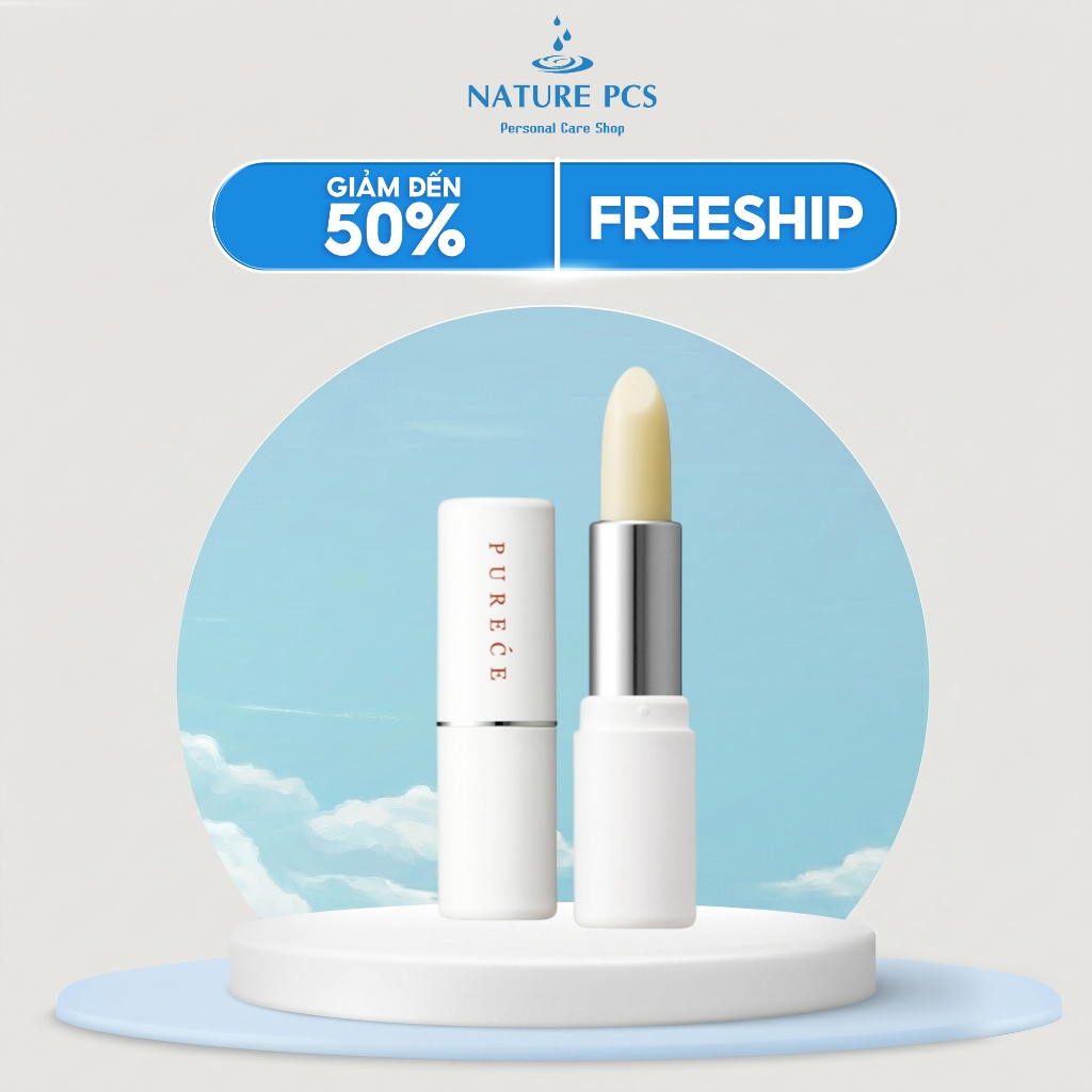 Son dưỡng ẩm chống nhăn Naris Medicated Purece Lip Care Stick 3g