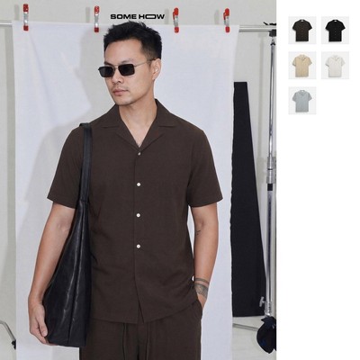 [New7] Áo Sơ Mi Relaxed Cuban Daily, Chất Vải Cotton Poly Thoải Mái, SM0207, SOME HOW STORE