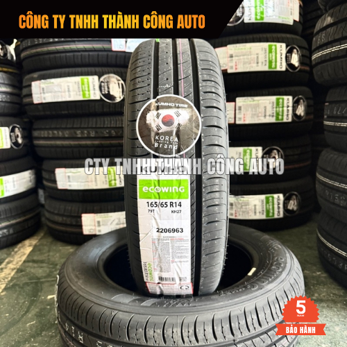 Lốp 165/65R14 KUMHO KH27 -  Lốp Getz, Vỏ xe Grand I10 - Vỏ Mirage 165 65 R14 chính hãng êm ái