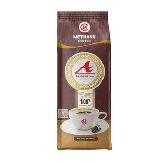 Cà Phê Hạt Rang Mộc Robusta Mê Trang 500G (Túi hạt) - 100% Robusta Nguyên Chất, Đậm Vị, Hậu Ngọt