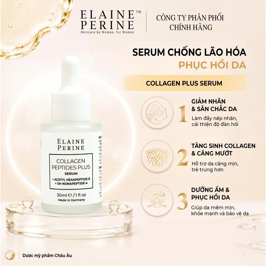 [Elaine Perine] Serum chống lão hóa và phục hồi độ đàn hồi cho da Collagen Plus Serum