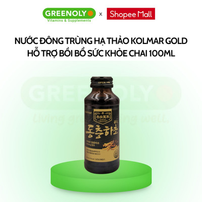 Nước Đông Trùng Hạ Thảo Kolmar Gold Hỗ Trợ Bồi Bổ Sức Khỏe chai 100ml